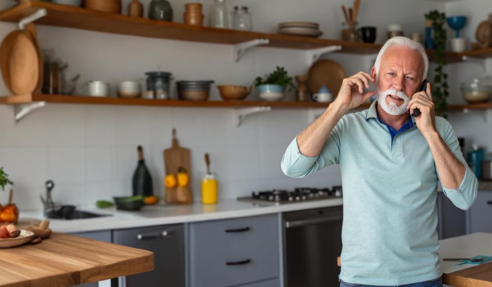 Man talking on the phone